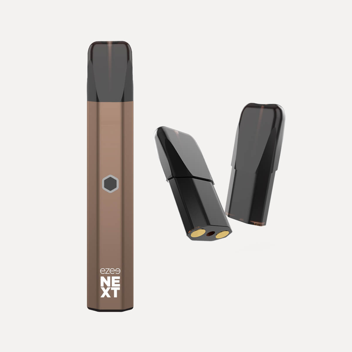 Ezee Next Pod e-cigaret startpakke Brun - Tobak 12mg