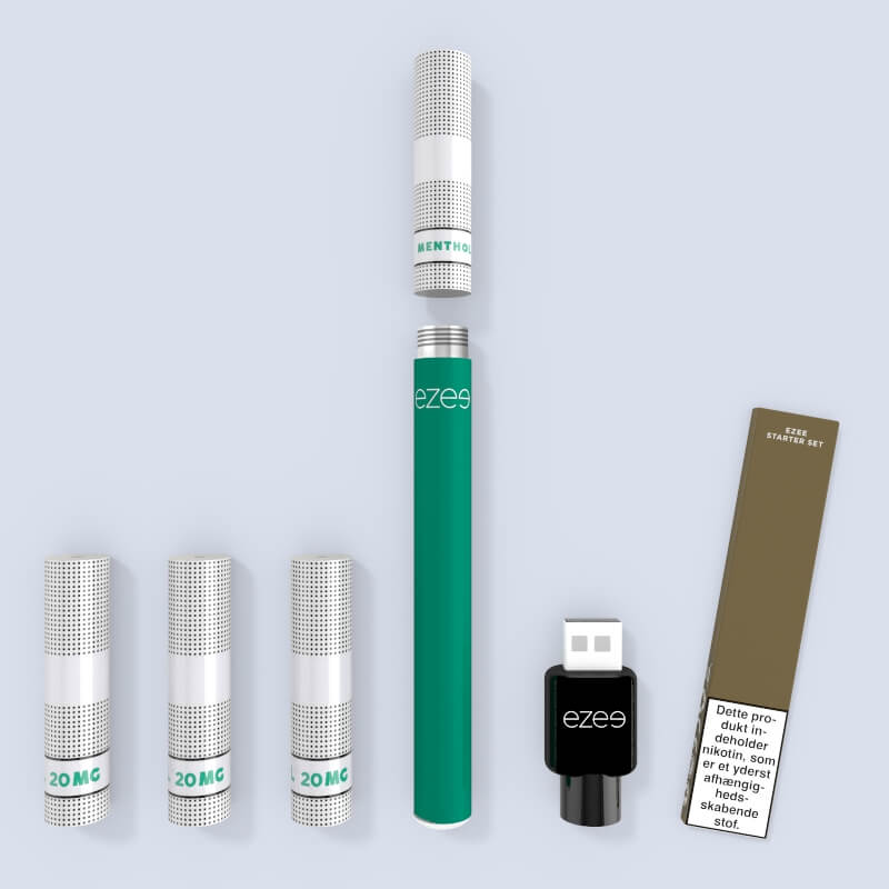 Ezee E-cigaret Startpakke Menthol 20mg Nikotin