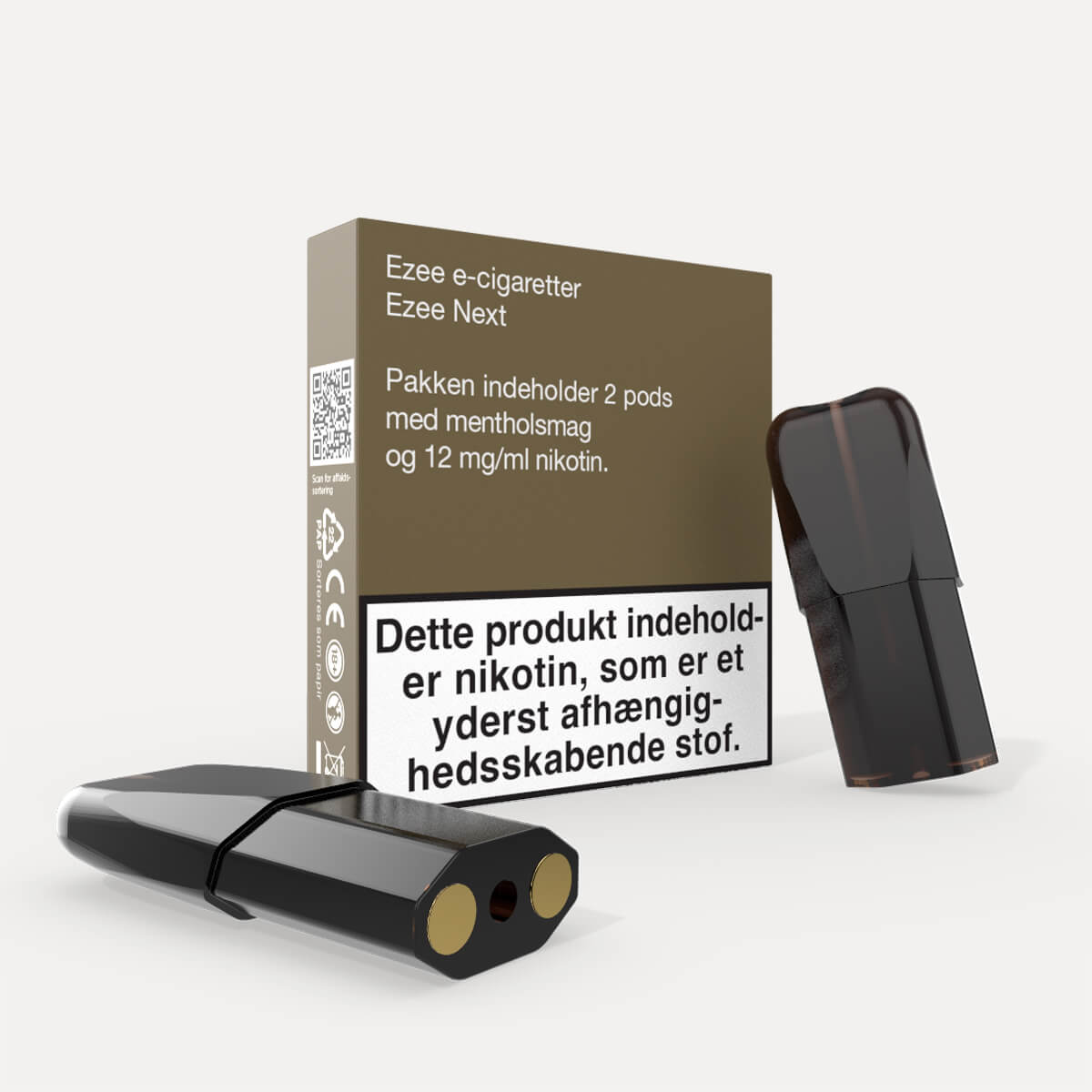 Ezee Next Green 12mg - Pods med Menthol smag 2 Stk.