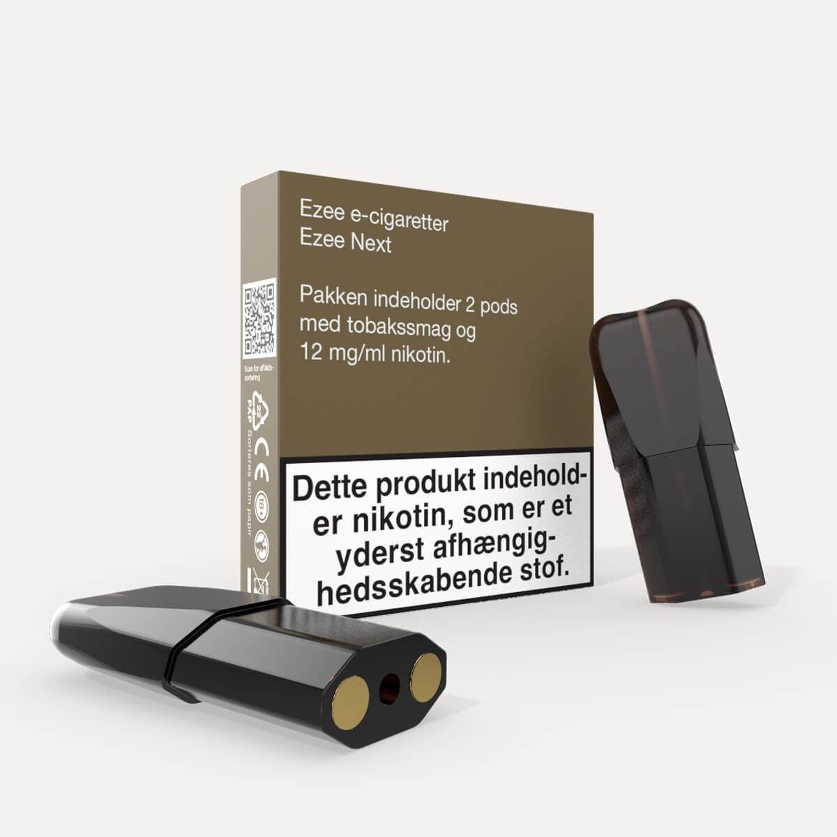Ezee Next Red 12mg - Pods med Tobakssmag 2 Stk.