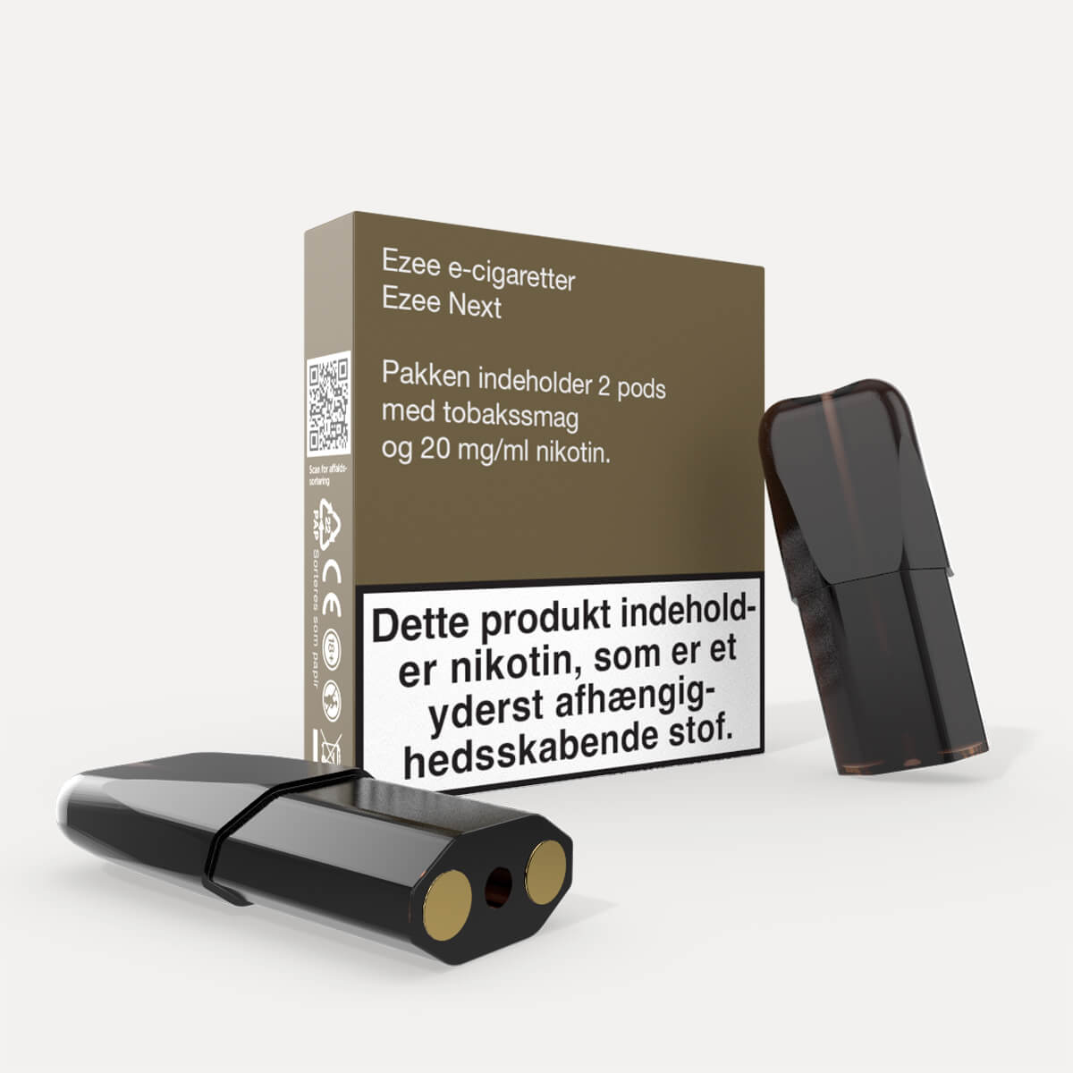 Ezee Next Red 20mg - Pods med Tobakssmag 2 Stk.