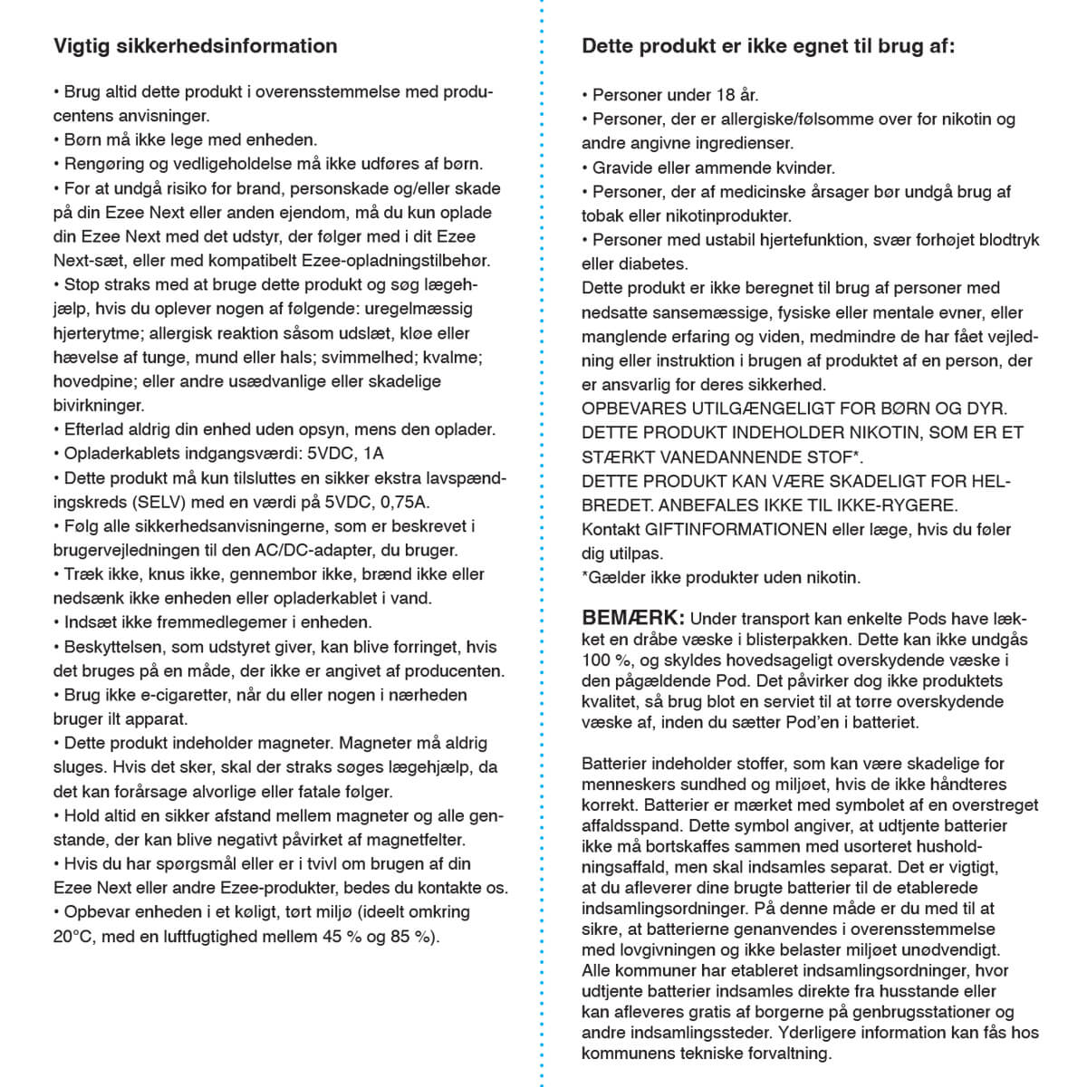 Ezee Pod+ Kit i Sort (Pods medfølger ikke)