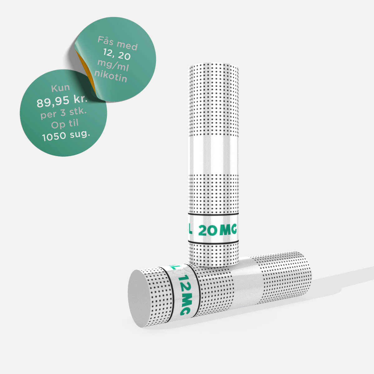 nye e-cigaretter uden væske menthol nikotin vape filter
