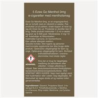 Ezee Go Engangs Nikotinfri Vape Menthol