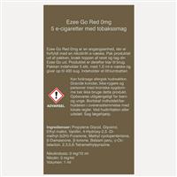 Ezee Go Red 0mg Nikotinfri Vape med Tobakssmag