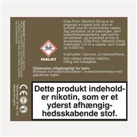Ezee Pods Menthol 20mg/ml (x2)