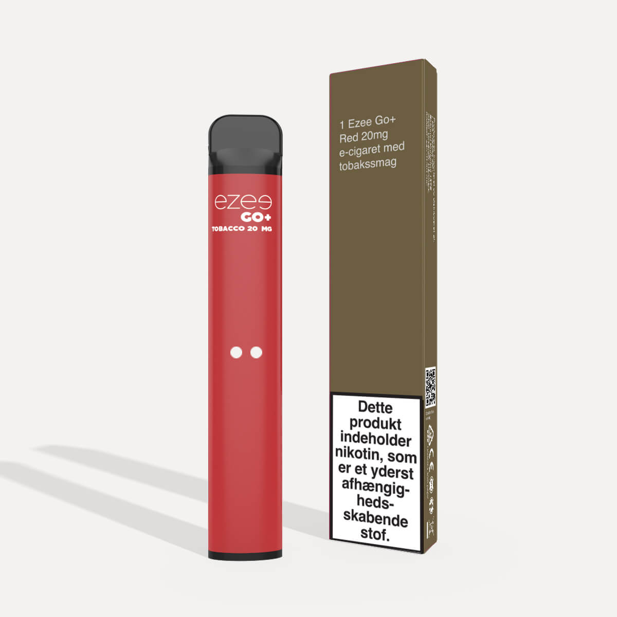 Ezee Go+ Red 20mg - Engangs vape med tobakssmag 1 Stk.